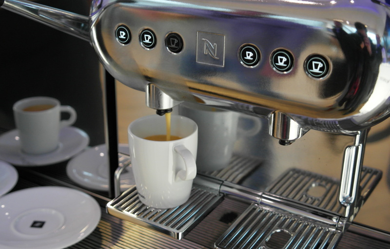 maker, household equipment, food and drink, appliance, gray, coffee maker, coffee shop, metal, nespresso, automatic, no people, caffeine, kitchen, machine