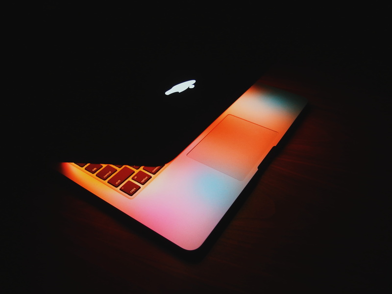 computer, flying, discovery, science, technology, colorful, no people, office, mac, glow, stealth, macbookpro, light - natural phenomenon, surface, warm
