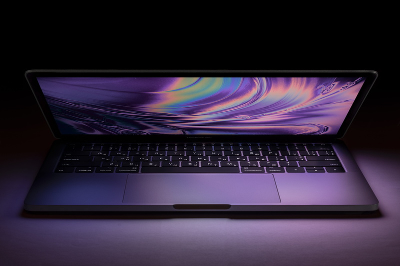 illuminated, no people, using laptop, computer keyboard, apple, keyboard, indoors, computer, night, macbookpro, computer monitor, technology, black background
