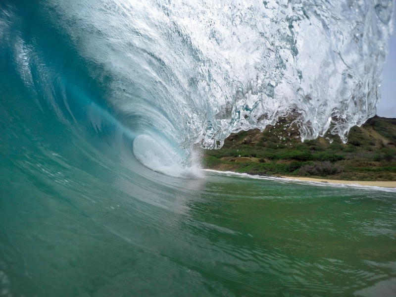 scenics - nature, crashing, melting, power in nature, flowing water, scenics, green, cold temperature, wave, motion, beauty in nature, 4K, power, island