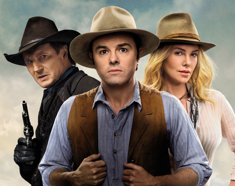 ways, Western, Movies, charlize theron, comedy, 2014, farmer, liam neeson, Albert Stark, Sheep, million, Clinch, Other Movies, Seth MacFarlane, Film, Anna