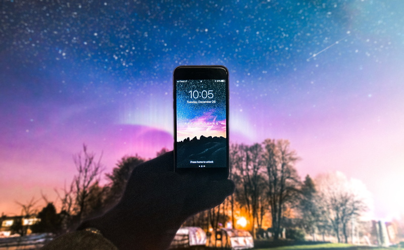 dark, outdoors, photography themes, space, astronomy, hustle, moving, night sky, moon, atmospherestar, holding, hand, purple, milkyway, tree, moonlight