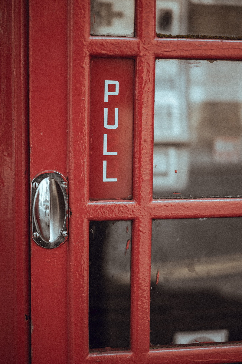 old, signage, security, day, safety, telephone, no people, number, steel frame, red steel, metal, glass, built structure, glass - material, england, 5K