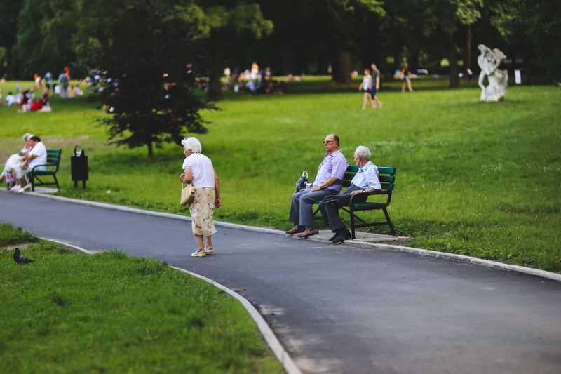 child, action, leisure activity, nature, park - man made space, garden, motion, sunday, landscape, bench, day, road, ve, full length, track, plant, senior