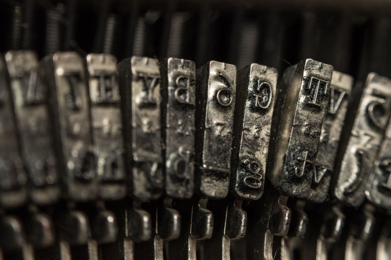 monochrome, history, gray, the past, alphabet, education, typewriters, selective focus, part, in a row, indoors, antique, typewriter, old, business, retro styled