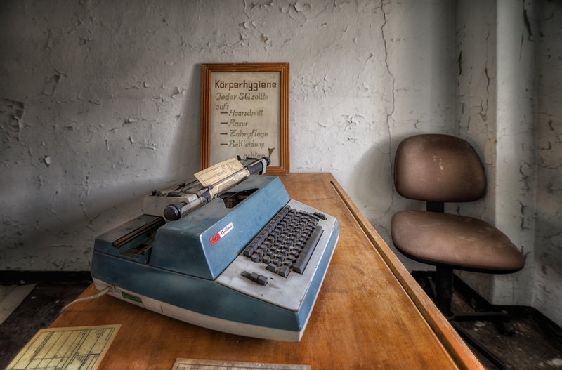 table, technology, 2K, abandoned, wall - building feature, chair, furniture, old, no people, still life, home interior, wireless technology, text, retro styled
