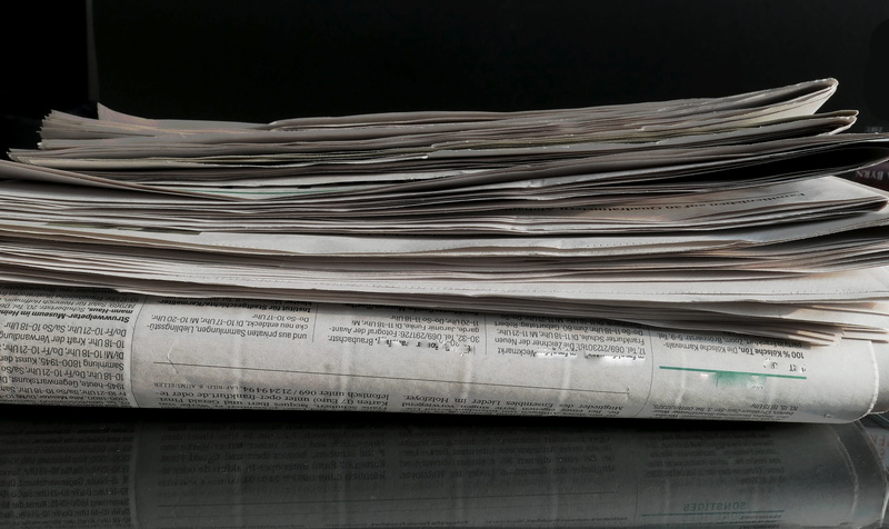 close-up, paperwork, document, press, text, article, daily newspaper, large group of objects, folded, indoors, still life, no people, education, data, communication