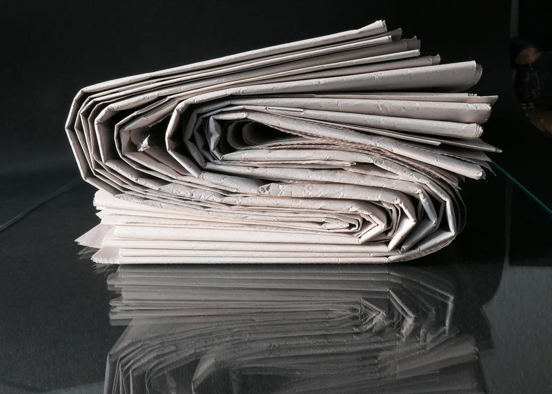 4K, no people, newspaper, paperwork, abundance, article, recycling, journalist, order, folded, still life, focus on foreground, studio shot, magazine