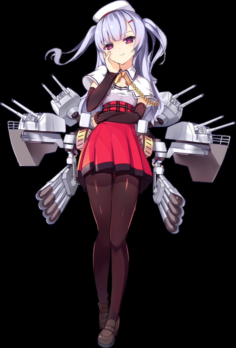 upscaled, Ajax (Azur Lane), anime girls, ship, anime, 2K, transparent background, Azur Lane