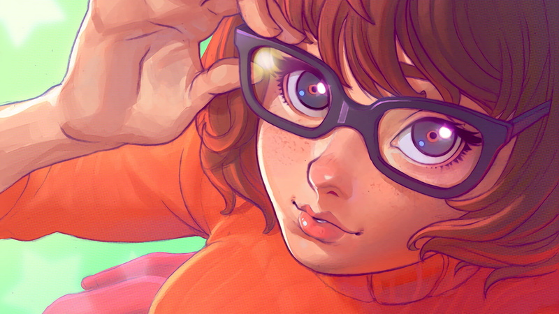 nature, doo, 1080P, representation, adult, front, Velma Dinkley, Ilya Kuvshinov, human face, one person, scooby, velma, body part, human body part, young adult