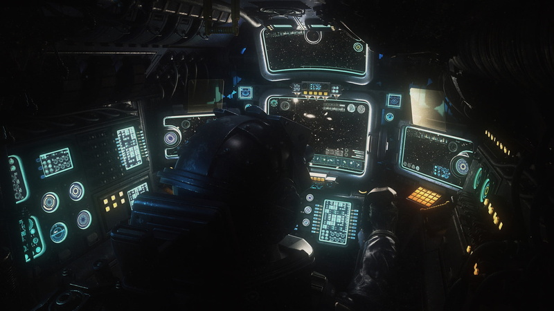 1080P, pilot, cabin, stars, devices, Military Space cockpit done