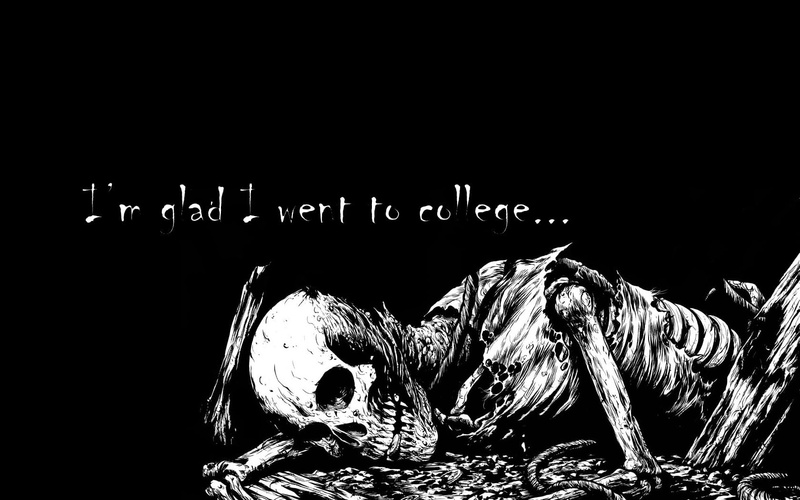 night, death, black background, dark, humor, human skeleton, representation, close-up, text, overlay, indoors, skull, 720P, architecture, copy space