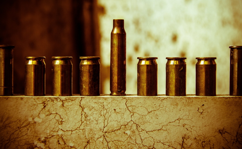 Symmetry, Utah, Vintage, 4K, Gold, lined, Bullets, casings, knock, Golden