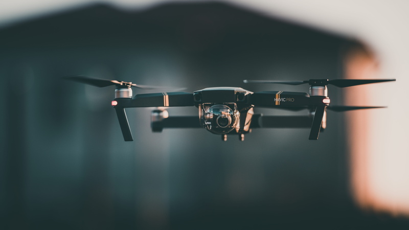 air vehicle, 5K, no people, single object, tech, big brother - orwellian concept, untitled, camera - photographic equipment, robot, security, technology
