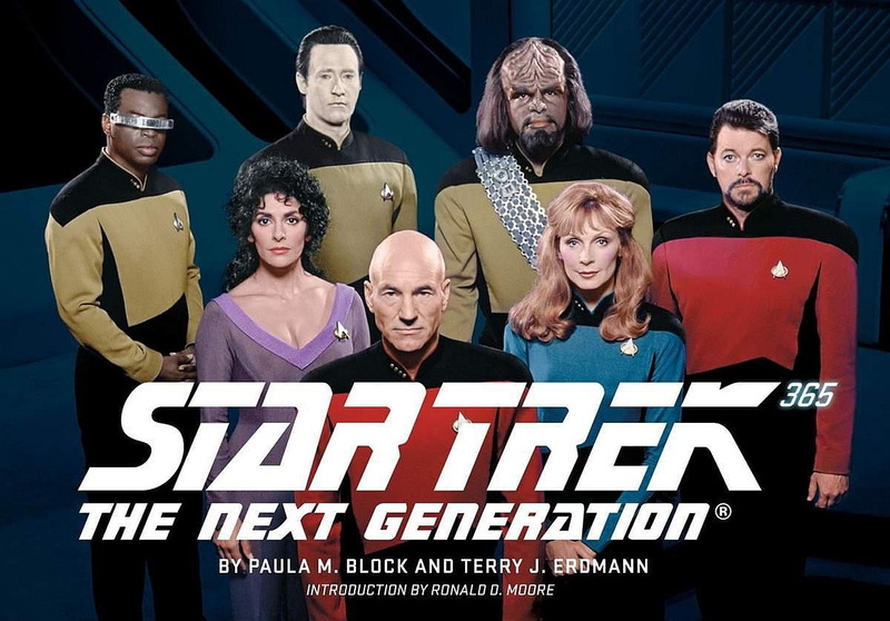 Beverly Crusher, females, Star Trek: The Next Generation, young adult, Deanna Troi, communication, group of people, adult, text, William T. Riker, mature men
