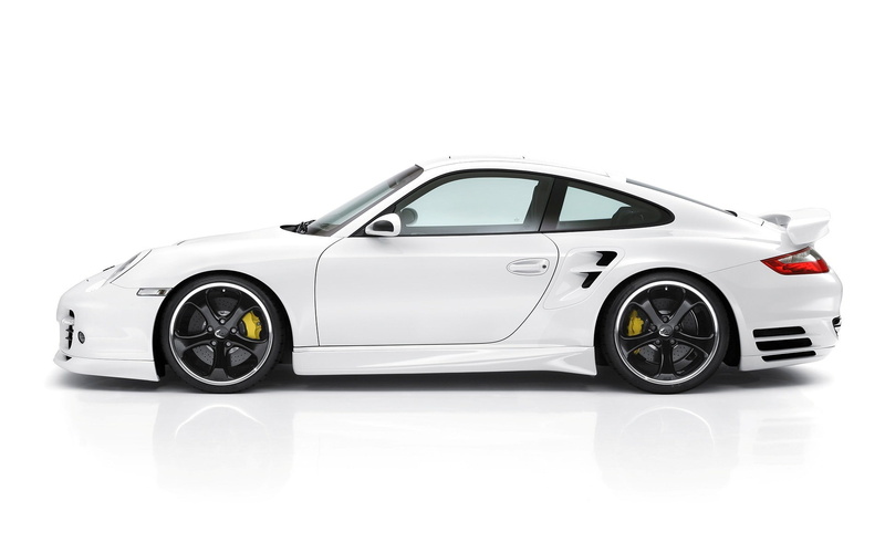 1080P, TechArt, Porsche, vehicle, car, Porsche 911 Turbo, white cars