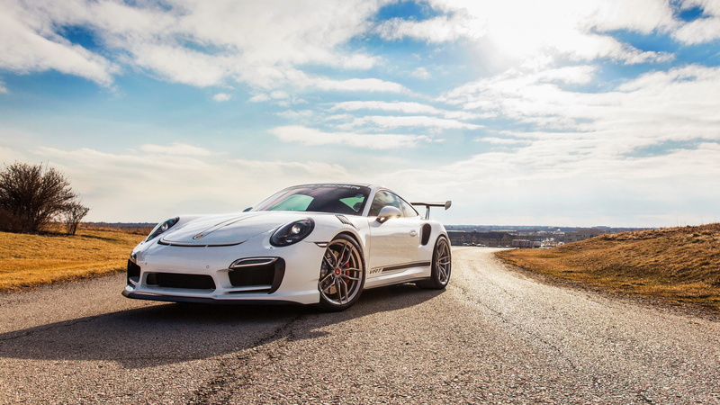 911, rt, 4K, Porsche, White, Supercar, v, Turbo