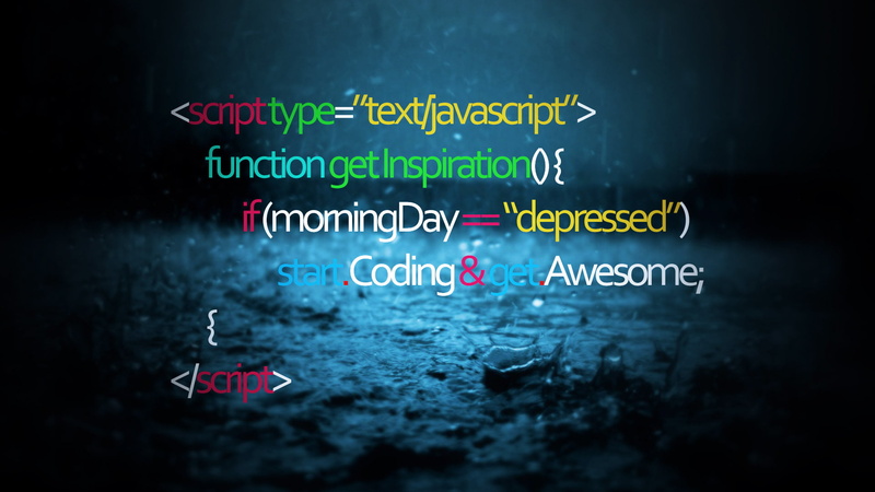 night, colorful, 1080P, blue, programmers, programming, dark, rain, programming language