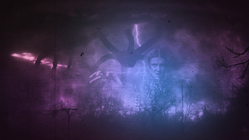 eleven, lightning, gradient, 1080P, storm, Stranger Things