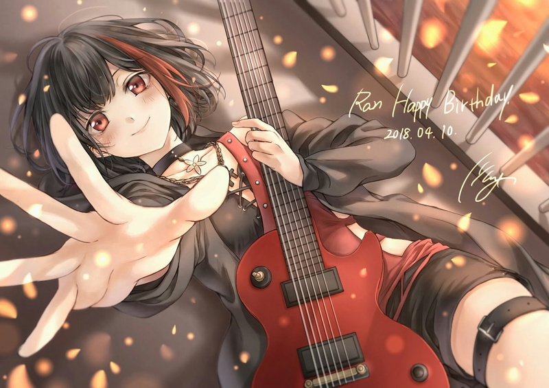 720P, BanG Dream! Girls Band Party!, Anime, Ran Mitake