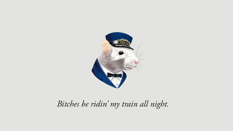 quotes, swearing, 1080P, mouse, suit, statement, funny, wtf, humor, hat