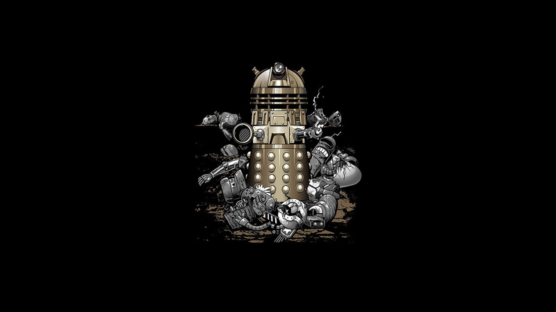 Daleks, 1080P, Doctor Who, dark humor