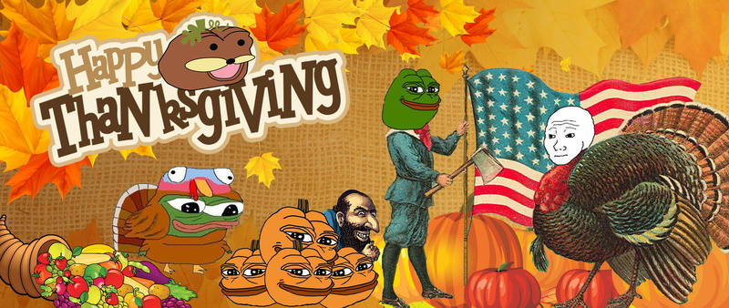memes, wojak, Autumn Equinox, American flag, fall, 2K, Pepe, Thanksgiving