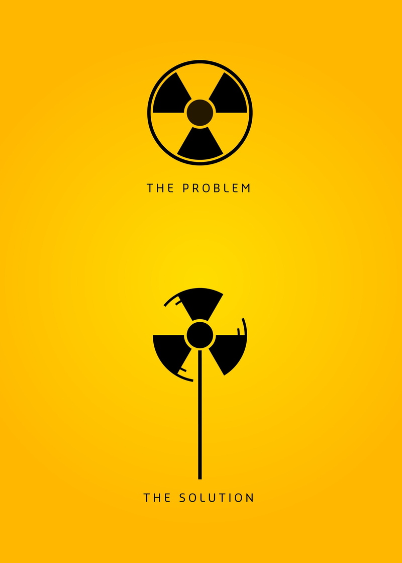 Wind Turbine, signs, digital art, Portrait Display, 4K, Environment, Yellow Background, Radioactive, minimalism, danger