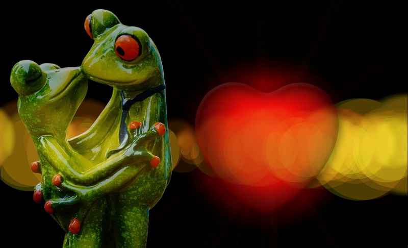 red bell pepper, green color, eyed, 2K, connection, promise, cute, close-up, bell pepper, combines, two, together, pepper, frogs, no people, love, food