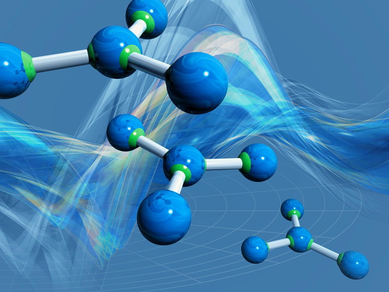 blue, illustration, white, molecule, green, round, 720P, three, chemistry