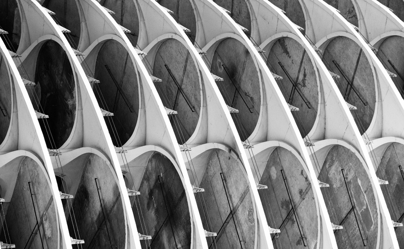day, Windy City, high angle view, illinois, auditorium, seat, pattern, order, chair, arrangement, in a row, Monochrome, side by side, 4K, built structure