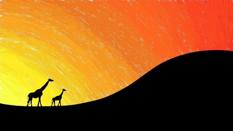minimalism, one animal, no people, animal, herbivorous, beauty in nature, 2K, animals, animals in the wild, mammal, nature, outdoors, yellow, animal wildlife