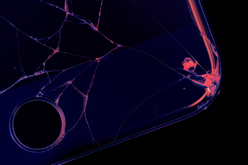 science, blue, technology, dark, 4K, phone, mobile phone, smartphone, black background, black, motion, studio shot, close-up, no people, screen, glass