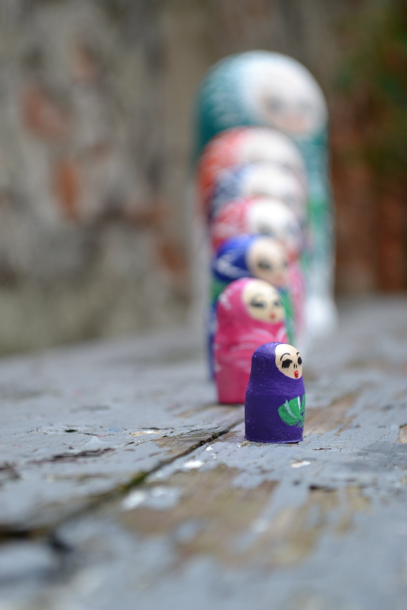 selective focus, ornament, pattern, human representation, art and craft, ethnicity, russian, craft, representation, traditional, surface level, outdoors