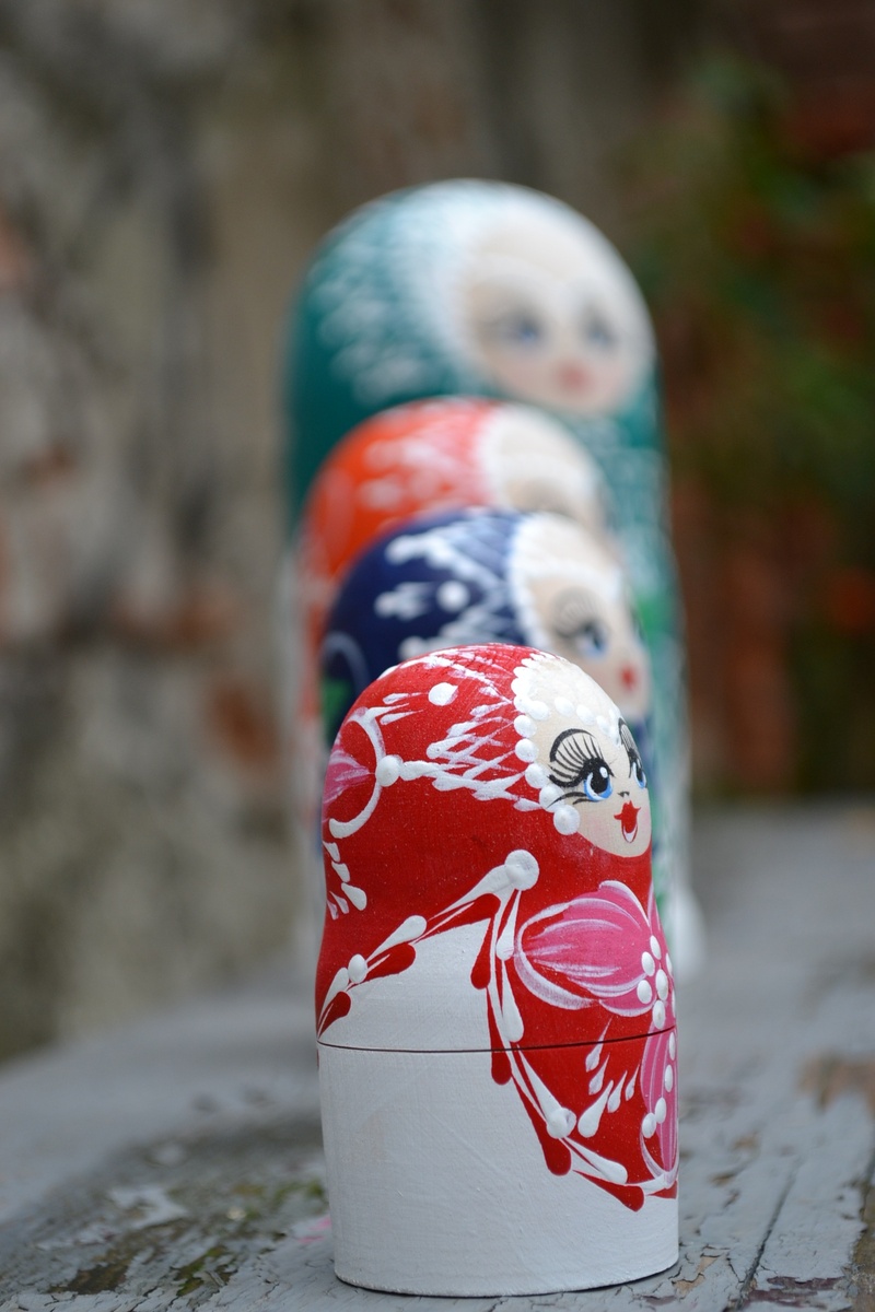 animal, babushka, figurines, art and craft, collection, culture, matroshka, 1080P, creativity, traditional, animal representation, no people, focus on foreground