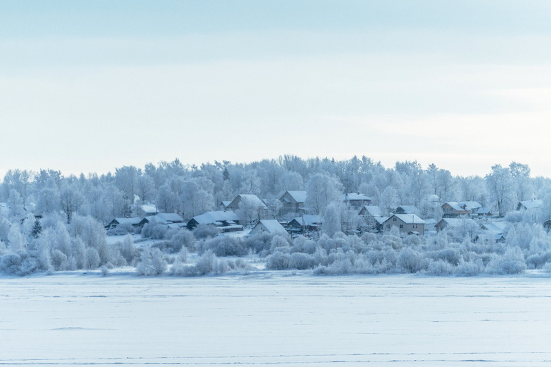environment, river, clear sky, beauty in nature, scenics - nature, tree, medved, sky, non-urban scene, ice, babushka, tranquil scene, outdoors, vodka, cold temperature