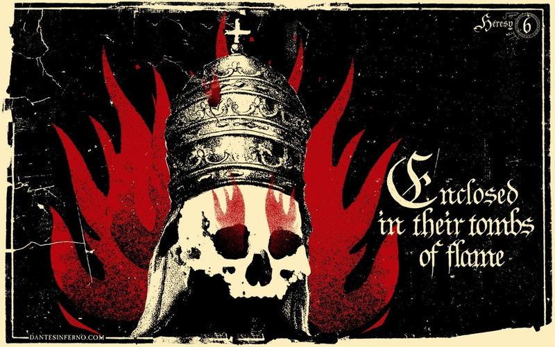 still life, hanging, message, red, indoors, white, auto post production filter, text, no people, skull, 720P, history, metal, close-up, Dantes Inferno