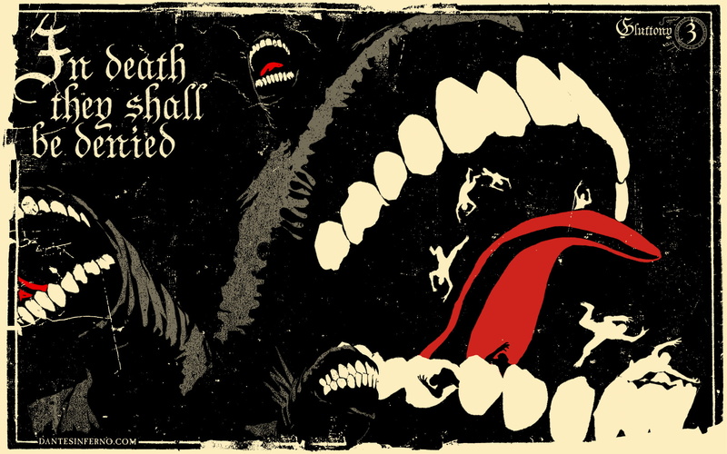 1080P, fit, hd, death, denied, artwork, dante, shall, gluttony, video games, inferno, s