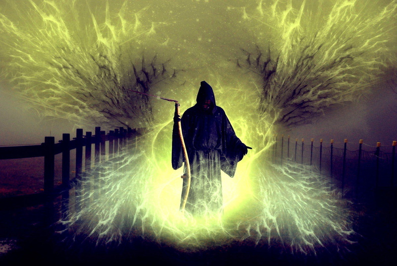 scythe, 1080P, halloween, death, reaper, dark