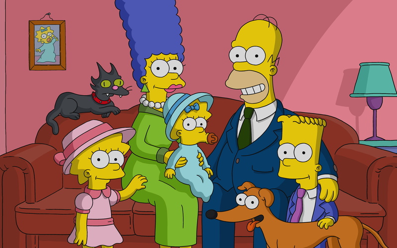 Maggie Simpson, The Simpsons, Lisa Simpson, Homer Simpson, Bart Simpson, Marge Simpson, 2K