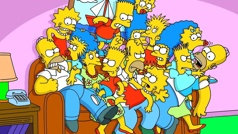 1080P, Homer Simpson, Maggie Simpson, Lisa Simpson, Bart Simpson, The Simpsons, Marge Simpson