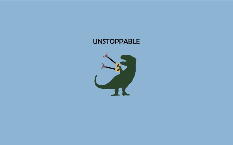 Tyrannosaurus rex, minimalism, 1080P