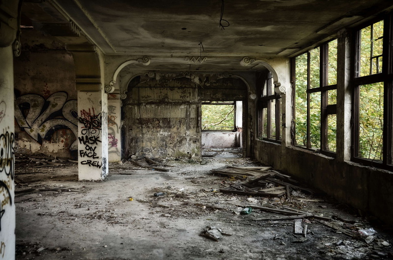 day, ailing, lost places, obsolete, weathered, the past, deterioration, building, 4K, ruined, forget, bad condition, lapsed, built structure, old, architecture