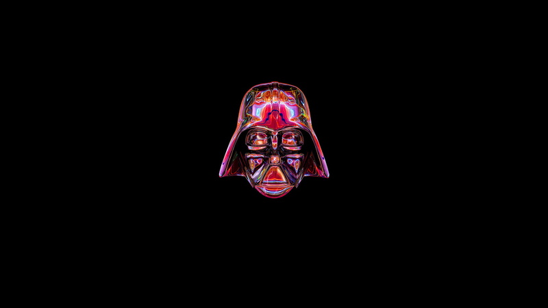  dark, Darth Vader, backgrounds, male likeness, black background, no people, human representation, multi Colored, human Face, still life, illuminated