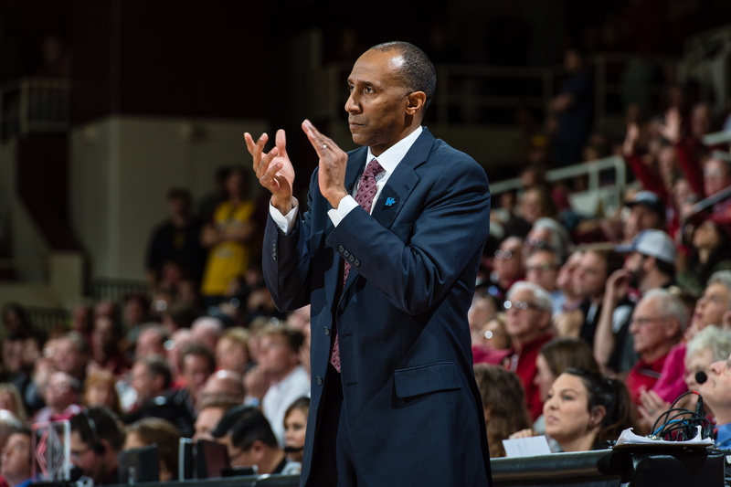 males, basketball, talking, standing, speech, well-dressed, gesturing, business conference, suit, performance, 4K, stanford cardinal, large Group Of People