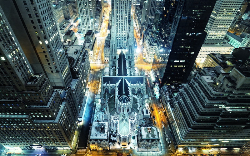 cathedral, st, 1080P, patrick, travel and world