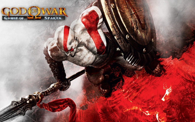 1080P, sparta, ghost, sword, god, shield, war, battle, poster