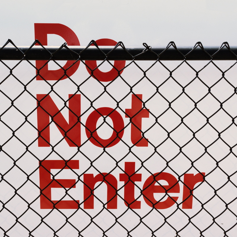 prohibited, barrier, street, sky, boundary, day, safety, caution, chainlink fence, stop, 4K, red, danger, no people, nature, pattern, attention, fence