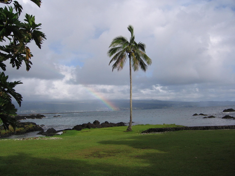 1080P, big island, hilo, rainbow, 3d and abstract, hawaii, bay
