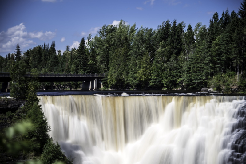 architecture, long exposure, Canada, forest, 5K, landscape, Waterfall, scenic, no people, water, blurred motion, day, Kakabeka Falls, nature, green Color